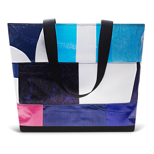 Patchwork Zippered Blake Tote