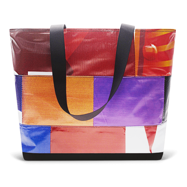 Patchwork Zippered Blake Tote