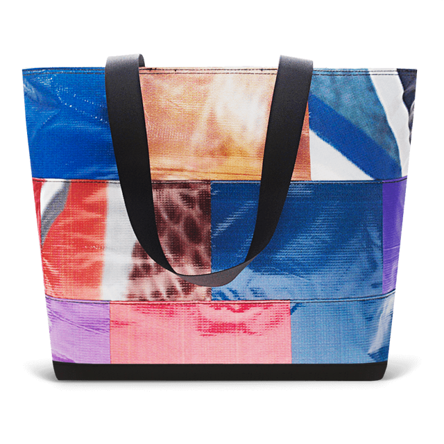Patchwork Zippered Blake Tote