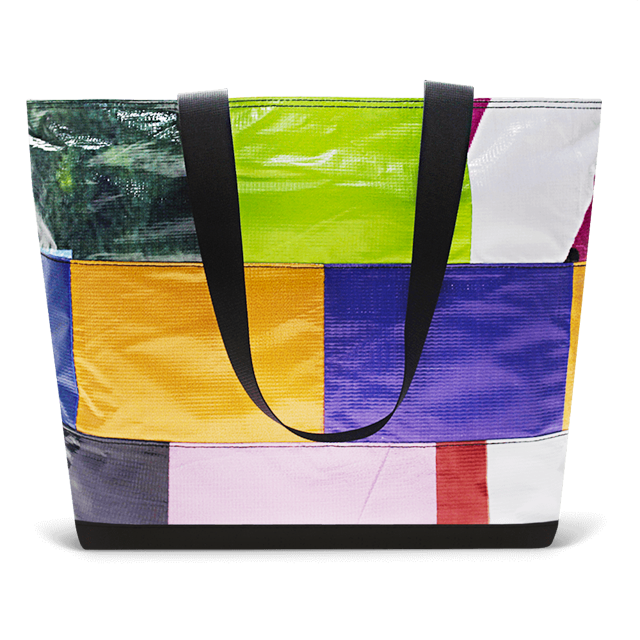 Patchwork Zippered Blake Tote