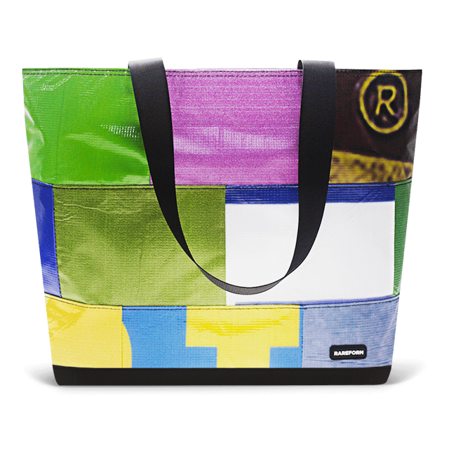 Patchwork Zippered Blake Tote