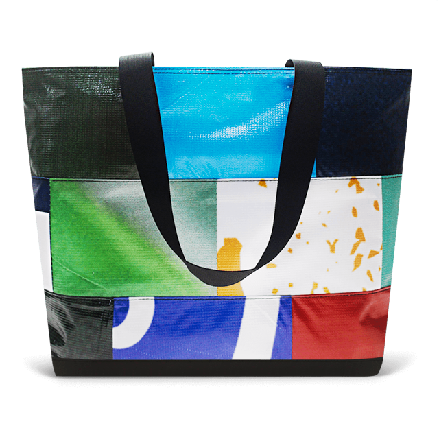Patchwork Zippered Blake Tote