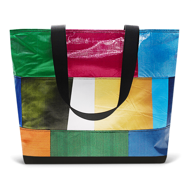 Patchwork Zippered Blake Tote