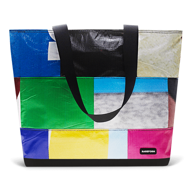 Patchwork Zippered Blake Tote