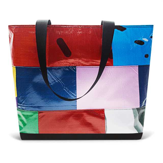 Patchwork Zippered Blake Tote