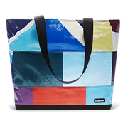 Patchwork Zippered Blake Tote