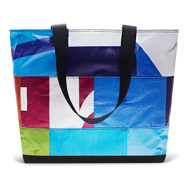 Patchwork Zippered Blake Tote