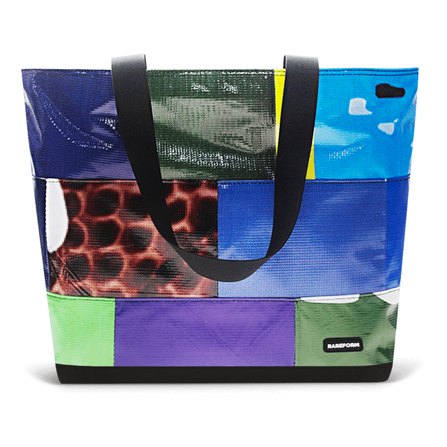 Patchwork Zippered Blake Tote