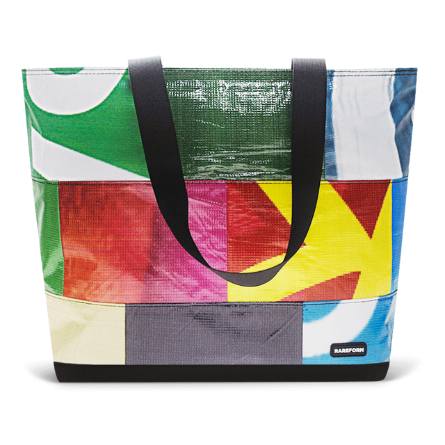 Patchwork Zippered Blake Tote