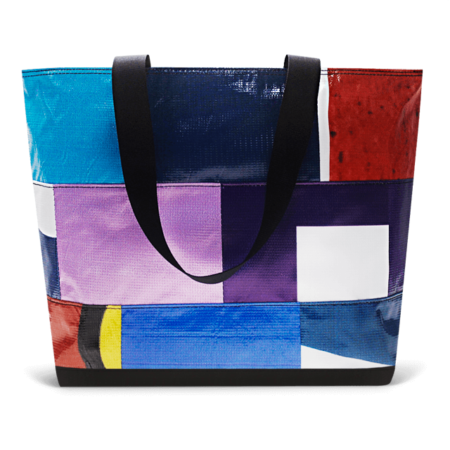 Patchwork Zippered Blake Tote