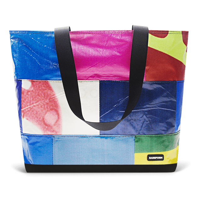 Patchwork Zippered Blake Tote