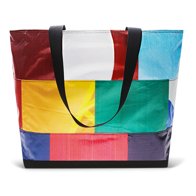 Patchwork Zippered Blake Tote