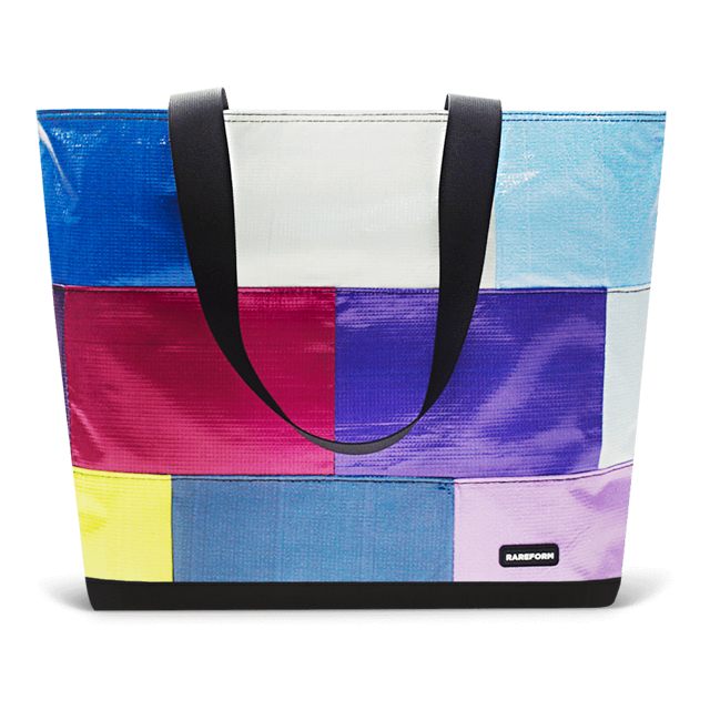 Patchwork Zippered Blake Tote