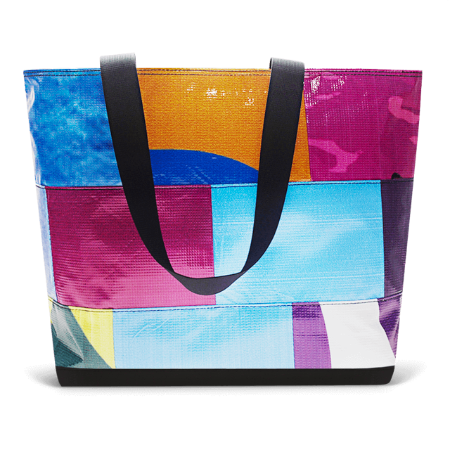 Patchwork Zippered Blake Tote
