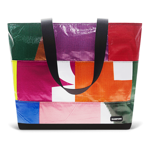 Patchwork Zippered Blake Tote