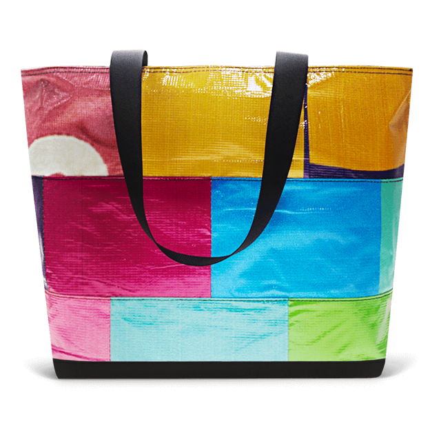 Patchwork Zippered Blake Tote