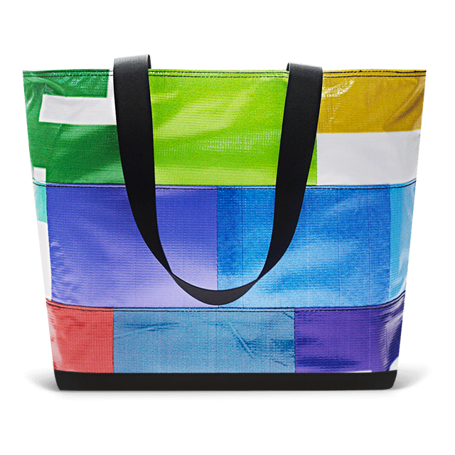 Patchwork Zippered Blake Tote