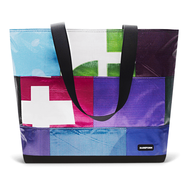 Patchwork Zippered Blake Tote