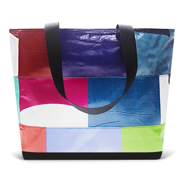 Patchwork Zippered Blake Tote