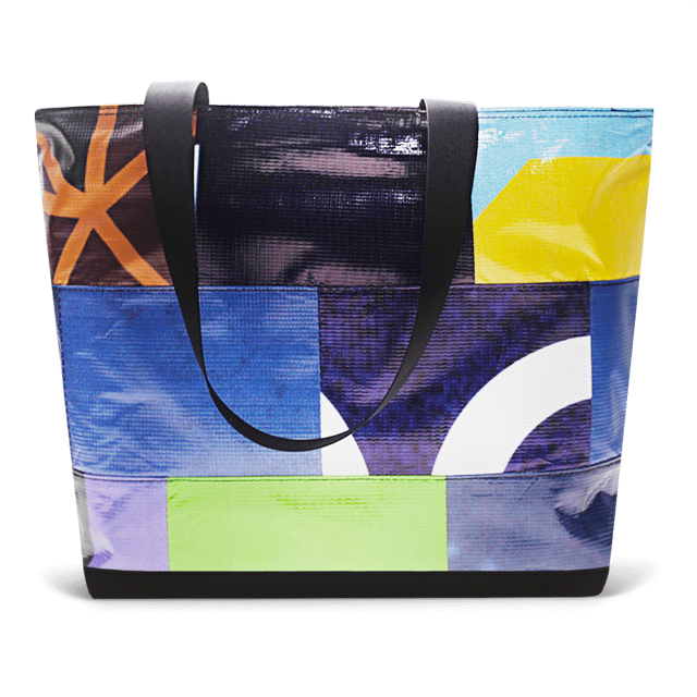 Patchwork Zippered Blake Tote
