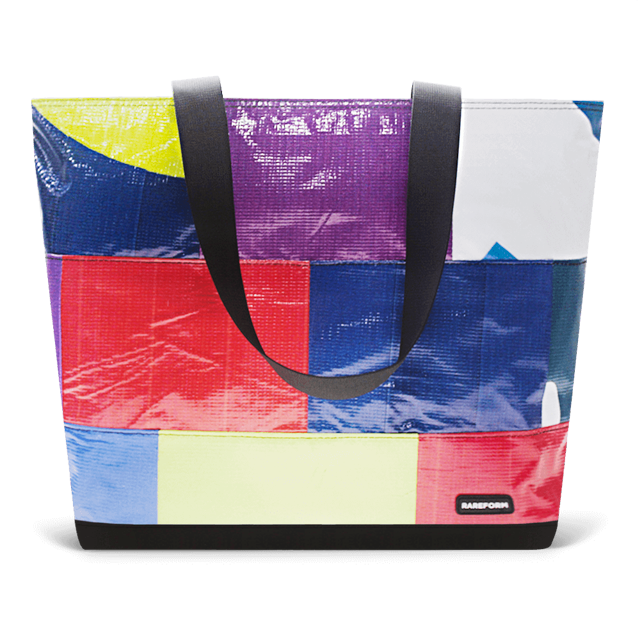 Patchwork Zippered Blake Tote