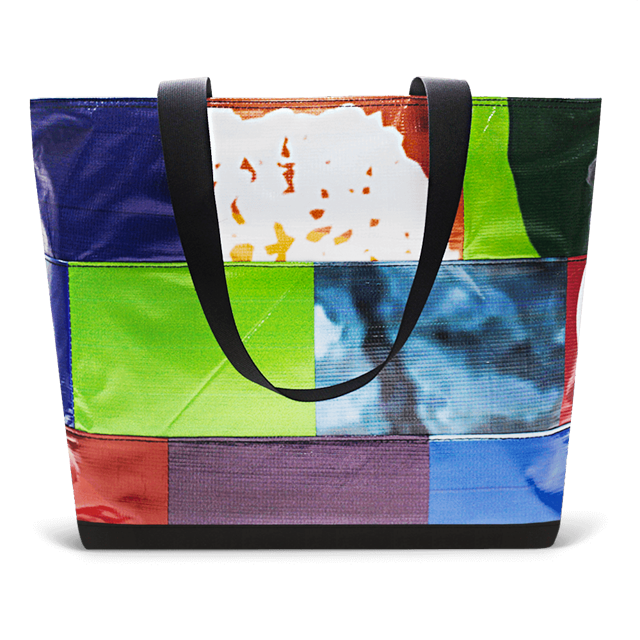 Patchwork Zippered Blake Tote
