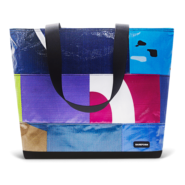 Patchwork Zippered Blake Tote