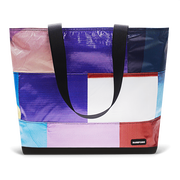 Patchwork Zippered Blake Tote