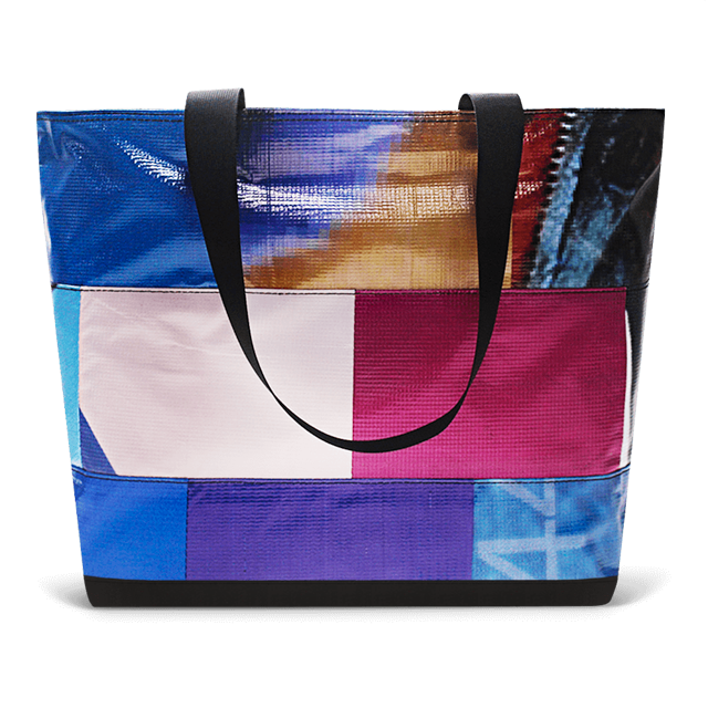 Patchwork Zippered Blake Tote