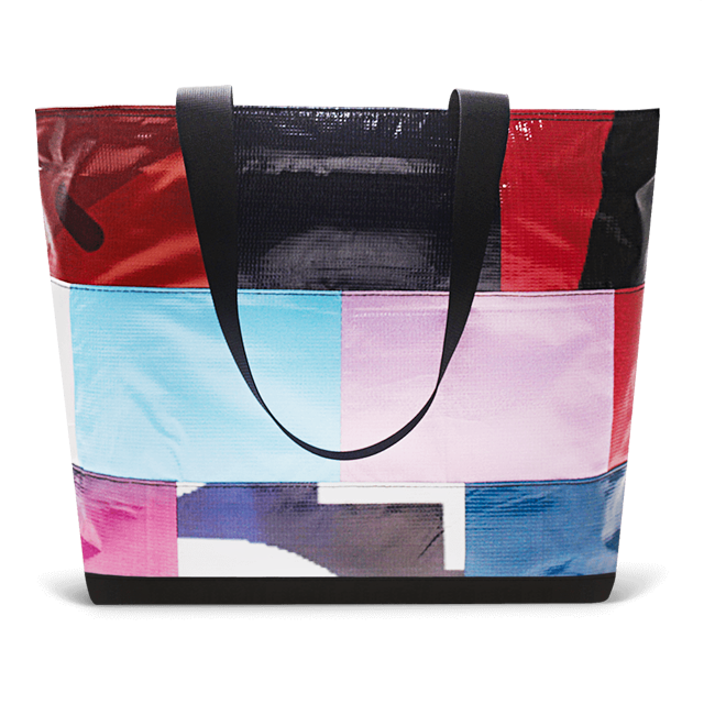 Patchwork Zippered Blake Tote