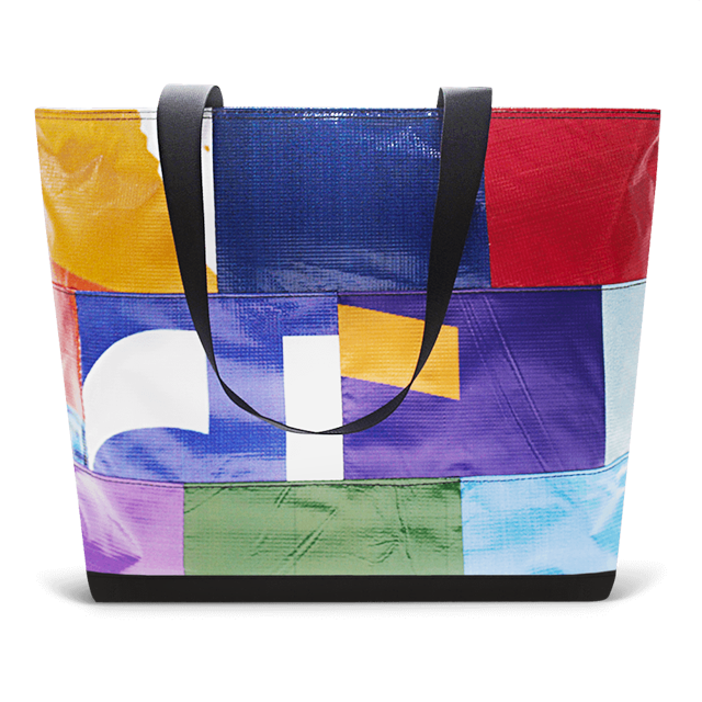 Patchwork Zippered Blake Tote
