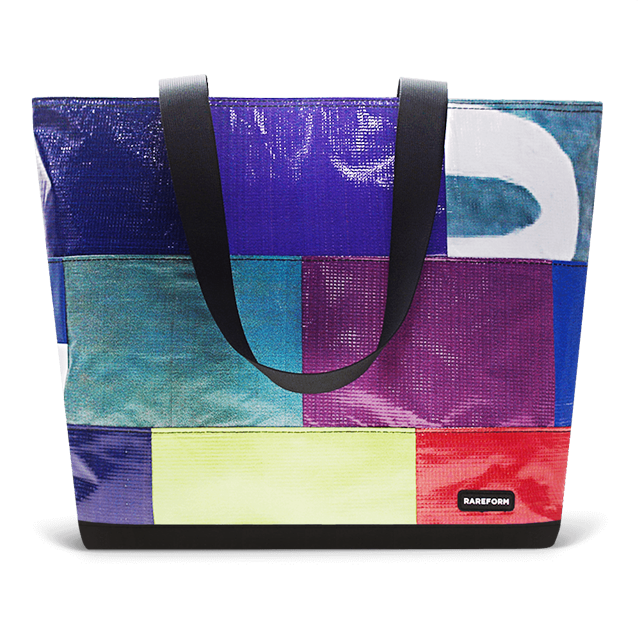 Patchwork Zippered Blake Tote