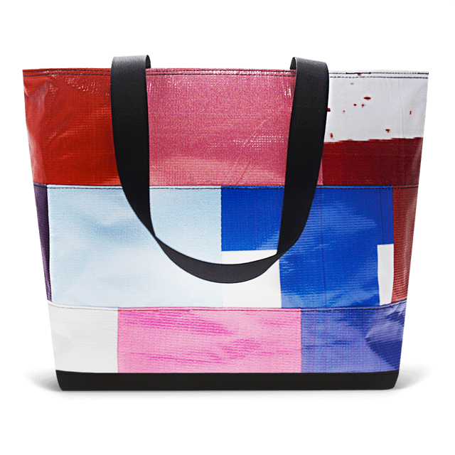 Patchwork Zippered Blake Tote