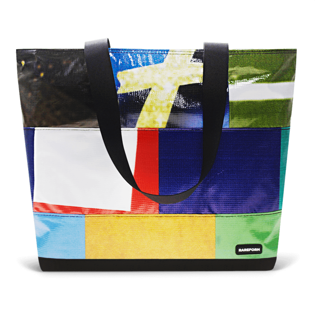 Patchwork Zippered Blake Tote