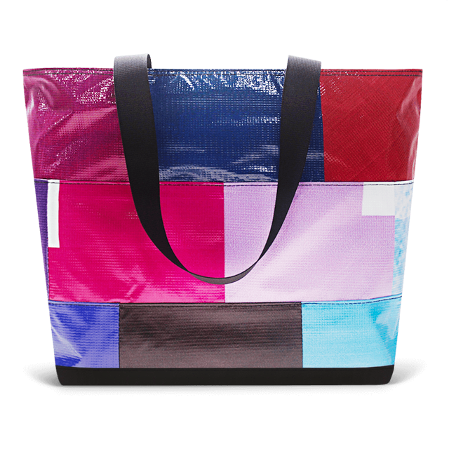 Patchwork Zippered Blake Tote