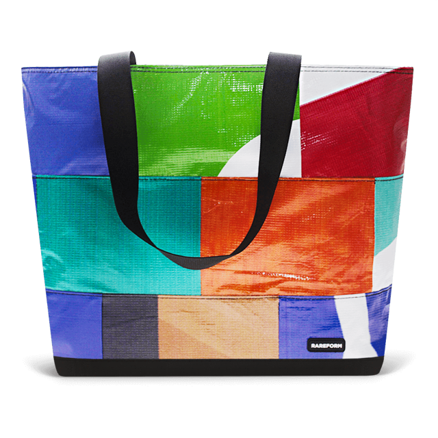 Patchwork Zippered Blake Tote
