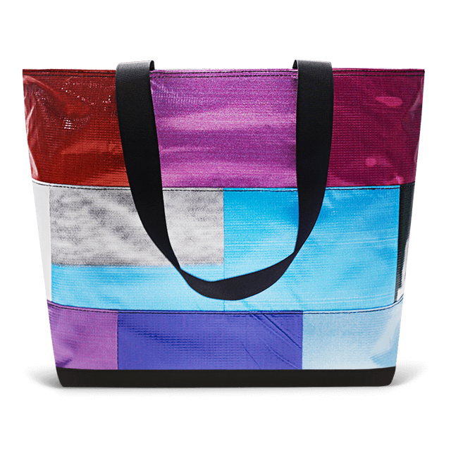 Patchwork Zippered Blake Tote