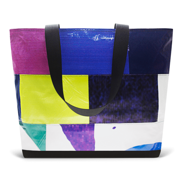 Patchwork Zippered Blake Tote