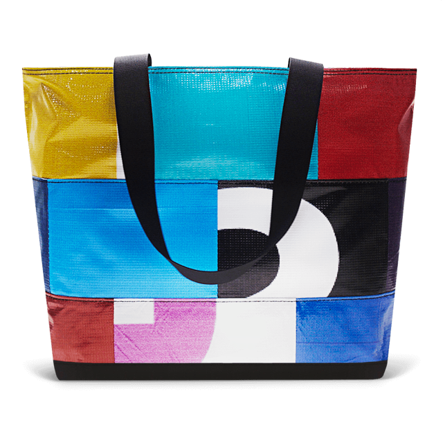 Patchwork Zippered Blake Tote