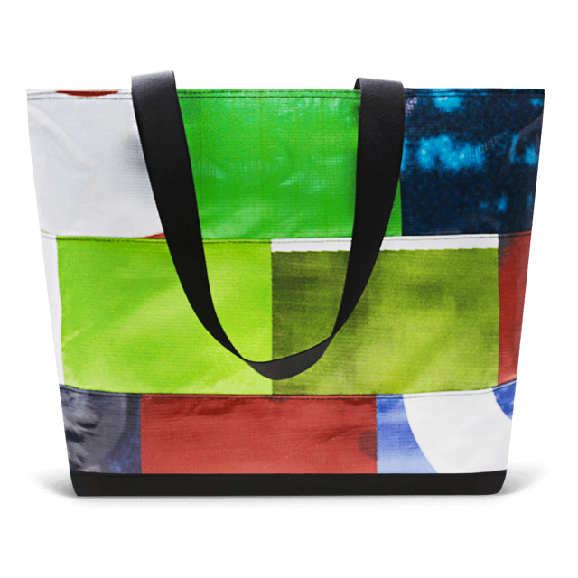 Patchwork Zippered Blake Tote