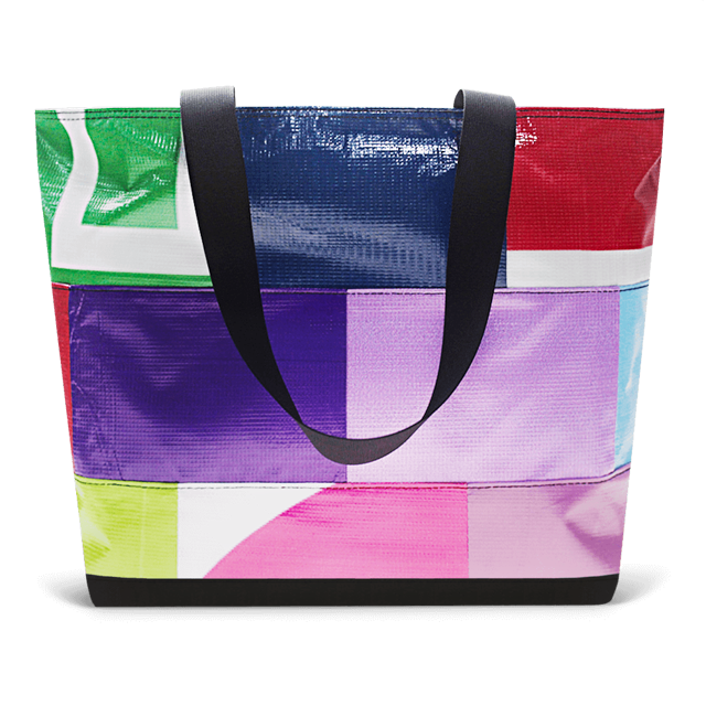Patchwork Zippered Blake Tote