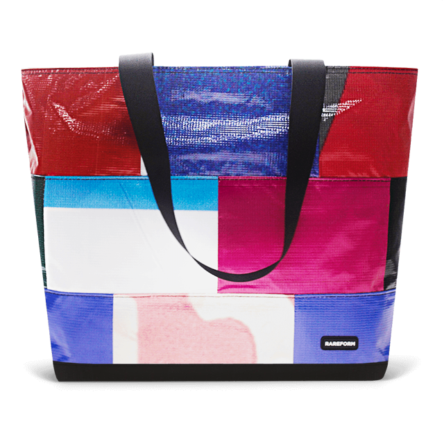 Patchwork Zippered Blake Tote