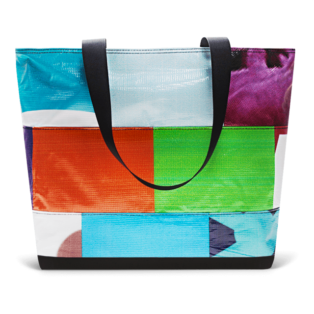 Patchwork Zippered Blake Tote