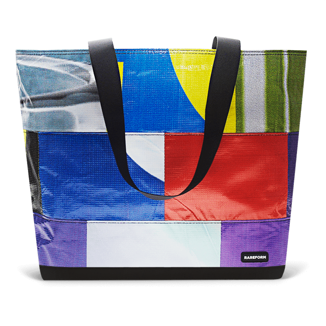 Patchwork Zippered Blake Tote