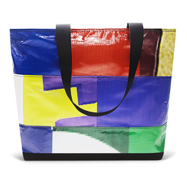 Patchwork Zippered Blake Tote