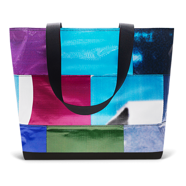 Patchwork Zippered Blake Tote