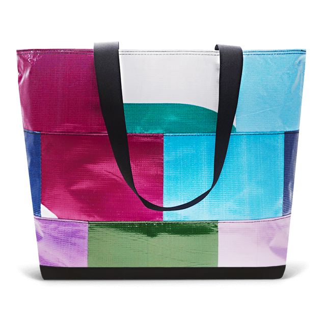 Patchwork Zippered Blake Tote