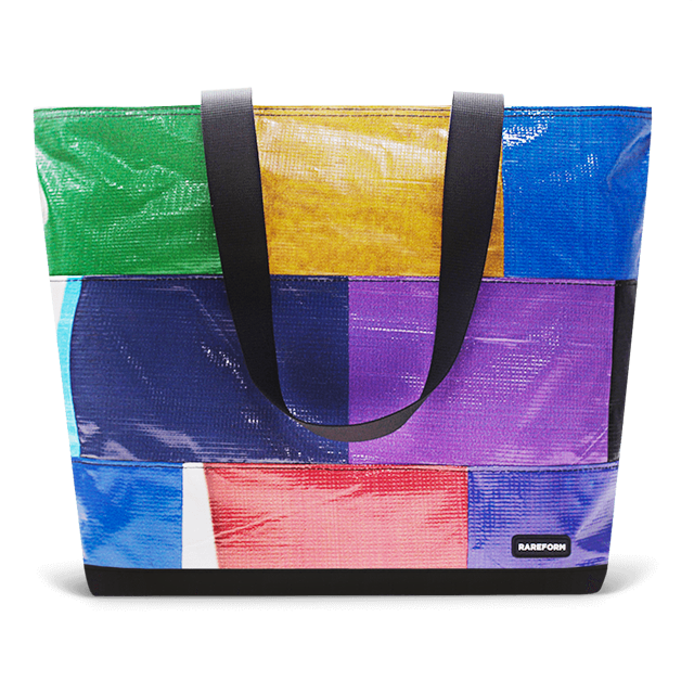 Patchwork Zippered Blake Tote