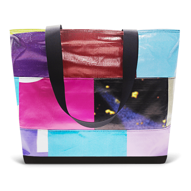 Patchwork Zippered Blake Tote