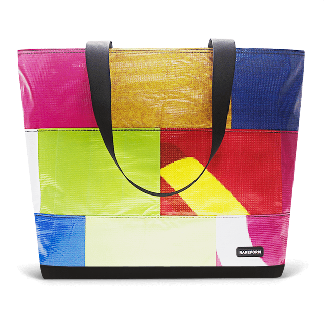 Patchwork Zippered Blake Tote